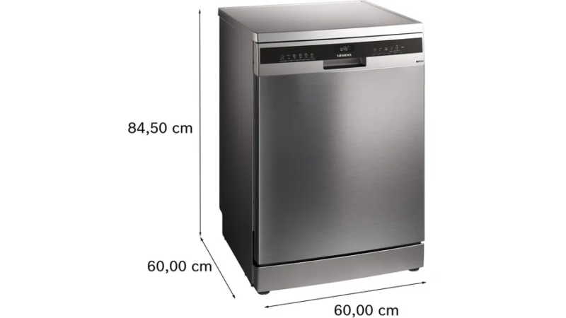 SN23II62KT iQ300 Solo Bulaşık Makinesi 60 cm Paslanmaz çelik parmak izi tutmaz
