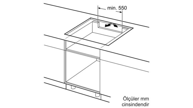 iQ700 İndüksiyonlu Ocak 80 cm Siyah,
