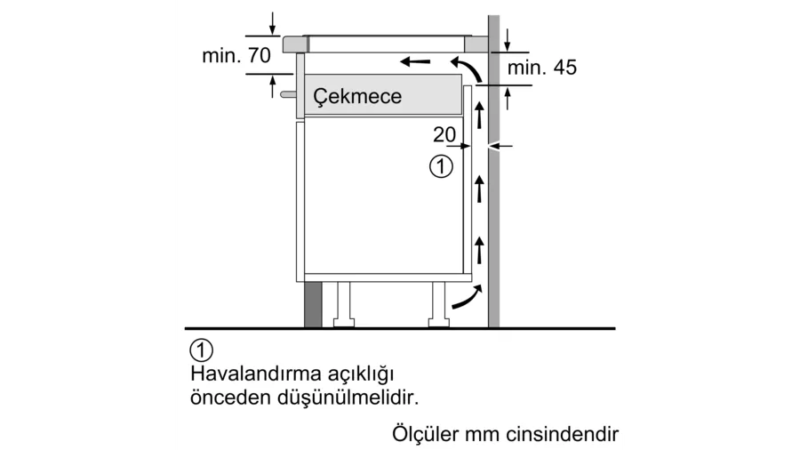 iQ700 İndüksiyonlu Ocak 80 cm Siyah,