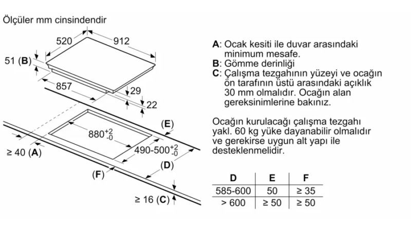 iQ700 İndüksiyonlu Ocak 90 cm Siyah