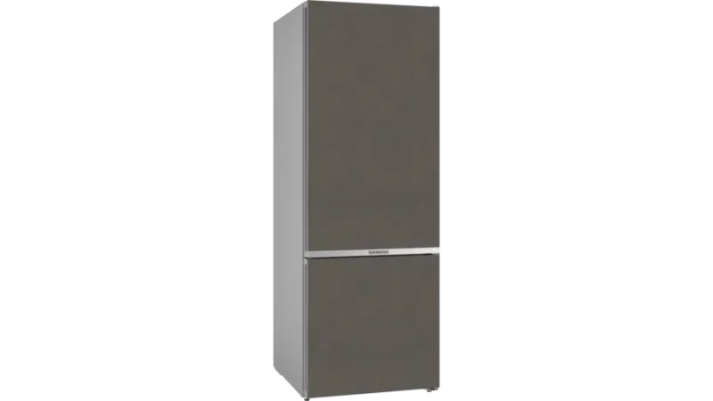 KG56NTEE0N iQ500 Alttan Donduruculu Seramik Siyah Buzdolabı 193 x 70 cm Siyah