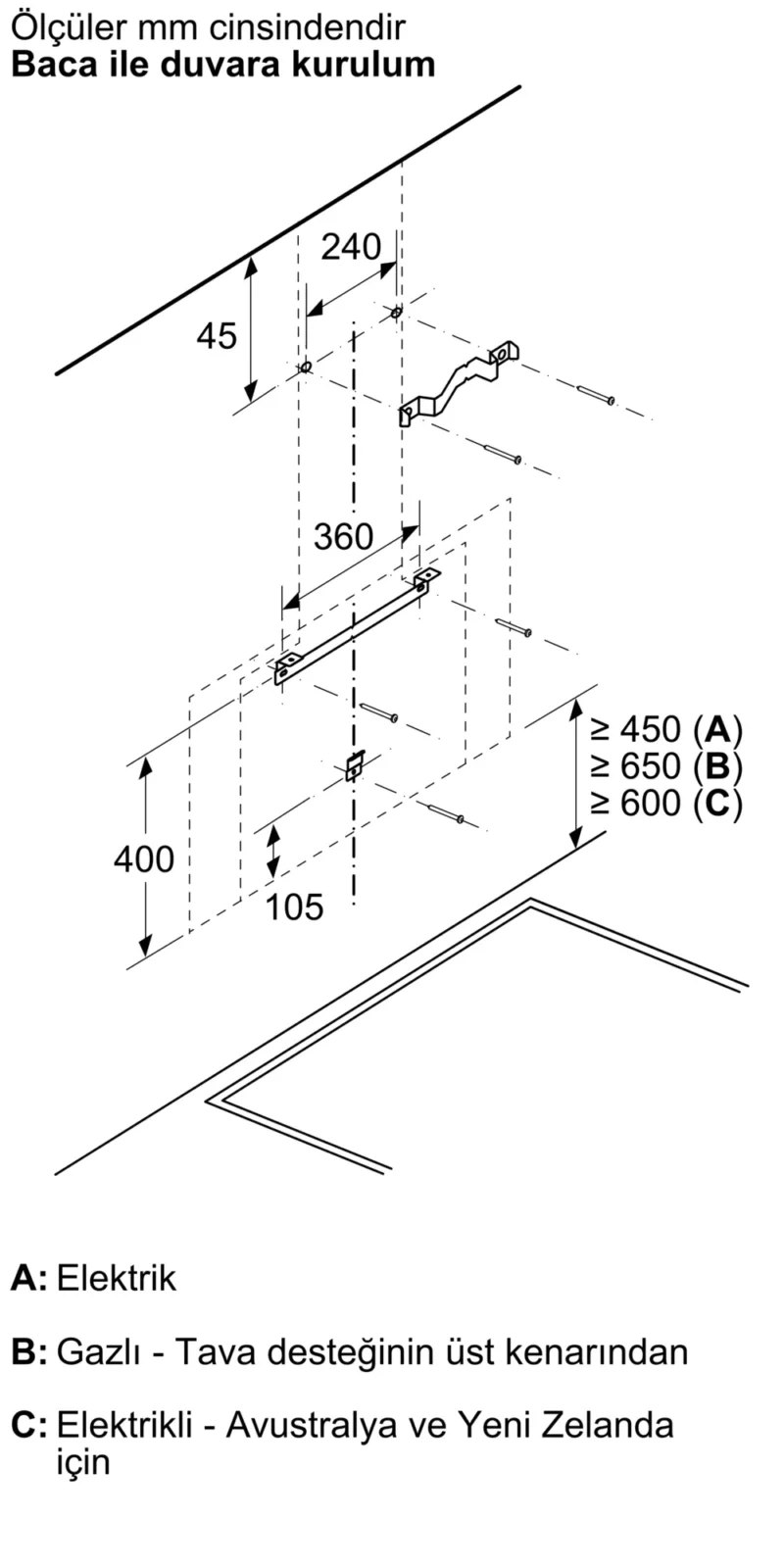 LC91KLT60 iQ700 Duvar Tipi Davlumbaz 90 cm Siyah Cam, Siyah