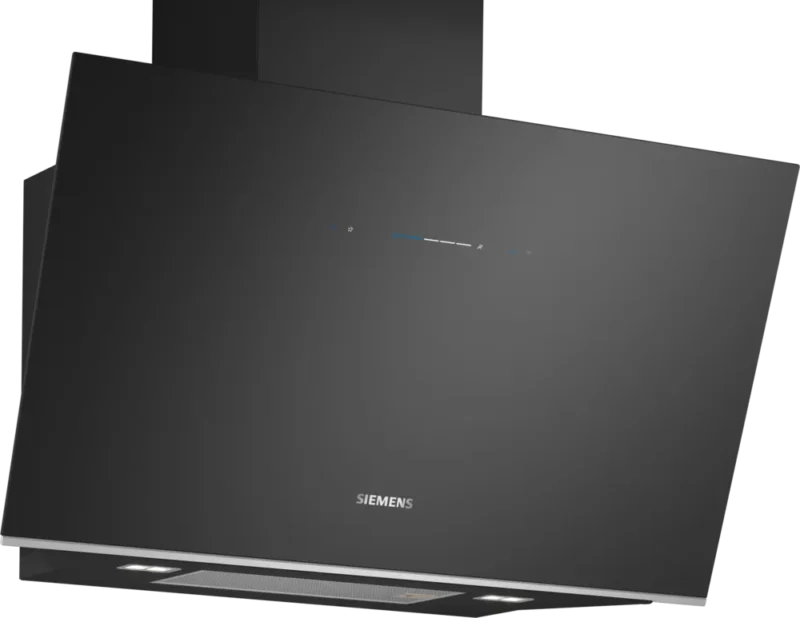 LC91KLT60 iQ700 Duvar Tipi Davlumbaz 90 cm Siyah Cam, Siyah