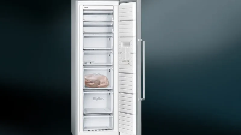 GS36NVIE0N iQ300 Solo Derin Dondurucu 186 x 60 cm Kolay temizlenebilir Inox