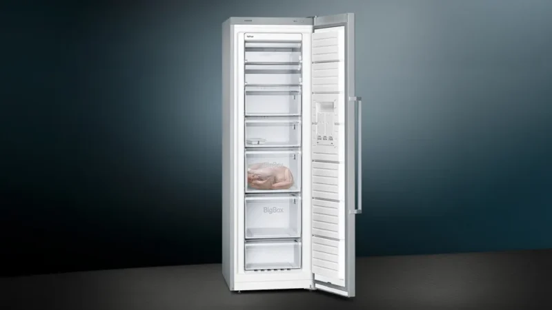 GS36NVIE0N iQ300 Solo Derin Dondurucu 186 x 60 cm Kolay temizlenebilir Inox