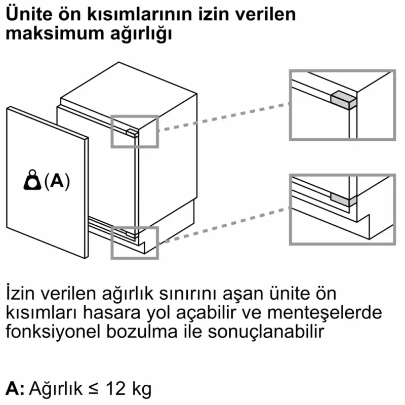 GU21NADE0 iQ500 Ankastre Derin Dondurucu 82 x 59.8 cm softClosing Düz Menteşe
