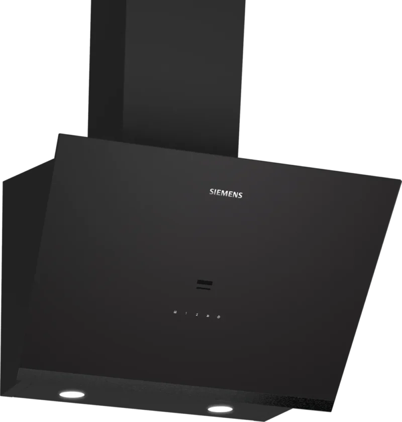 LC67KPJ60T iQ500 Duvar Tipi Davlumbaz 60 cm Siyah Cam, Siyah