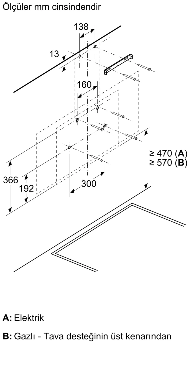 LC97KPJ70T iQ500 Duvar Tipi Davlumbaz 90 cm , Gri