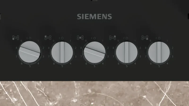 EP9A6QI40 iQ500 Gazlı Ocak 90 cm Sert cam, Siyah