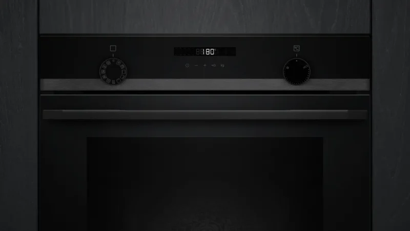 HU736AEG0T iQ300 Buhar Destekli Ankastre Fırın 60 x 60 cm darkSteel Line