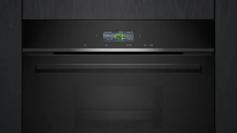 CD714GXB1 iQ700 Buharlı Fırın 60 x 45 cm Siyah