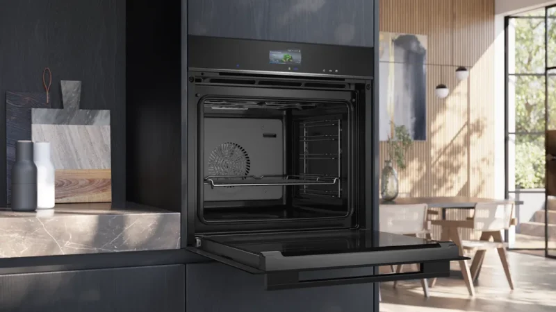 HS736G1B2 iQ700 Buharlı Ankastre Fırın 60 x 60 cm Siyah