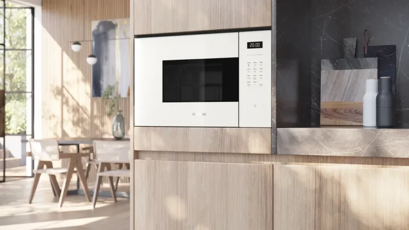 BE525LMW2 iQ500 Built-In Microwave with grill Beyaz
