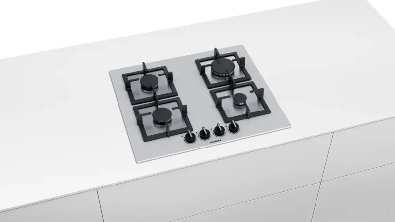 EP6A2PB20O iQ500 Gazlı Ocak 60 cm Sert cam, Beyaz