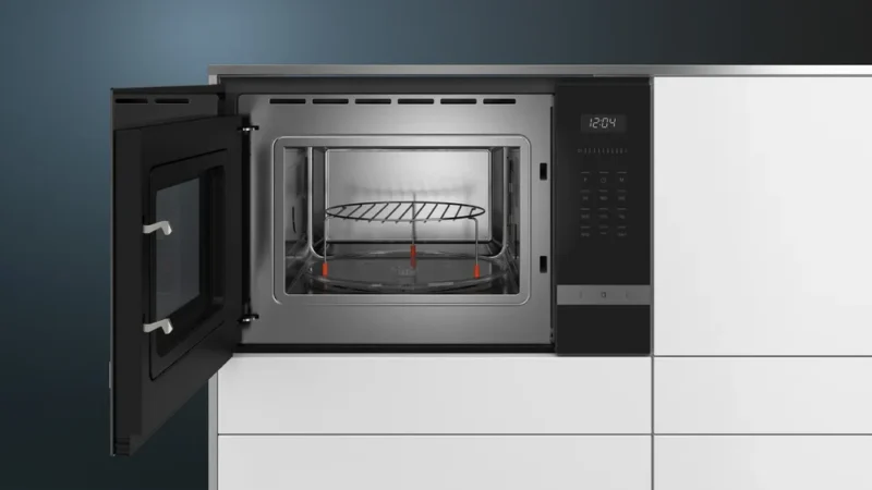 BE555LMS0 iQ500 Built-In Microwave with grill 59 x 38 cm Inox