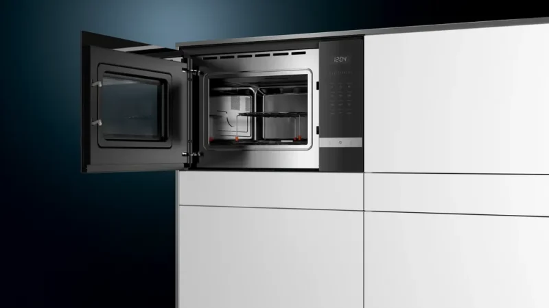 BE555LMS0 iQ500 Built-In Microwave with grill 59 x 38 cm Inox