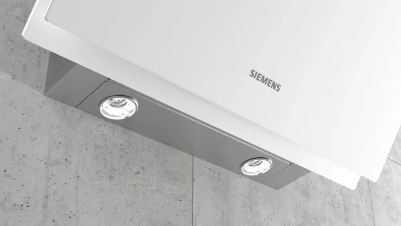 LC68KAK20T iQ500 Duvar Tipi Davlumbaz 60 cm Beyaz Cam Yüzey, Beyaz