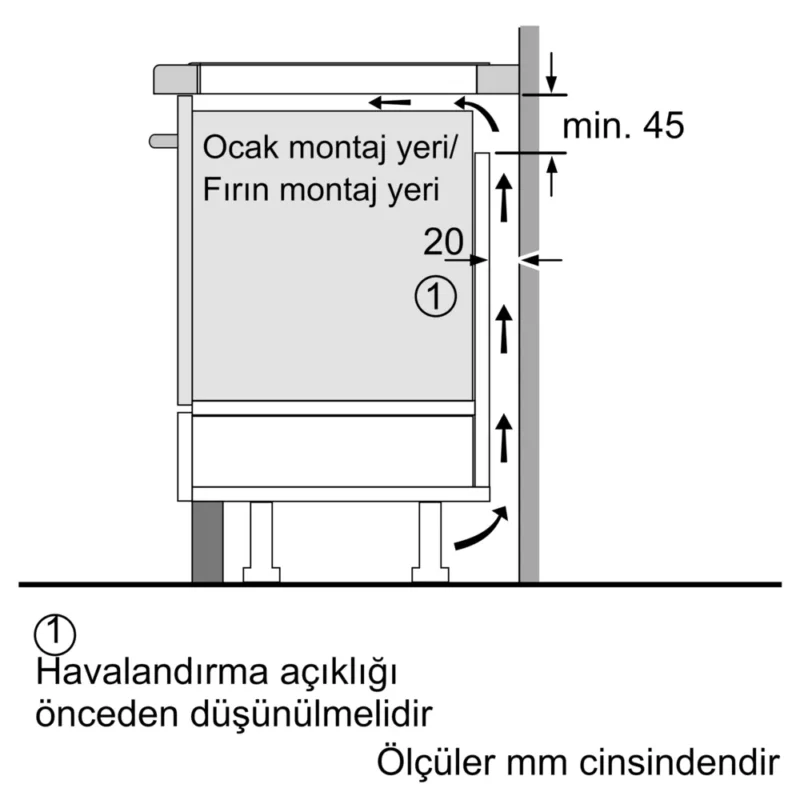 EU611AGA5E iQ100 İndüksiyonlu Ocak 60 cm Çerçevesiz Yüzey