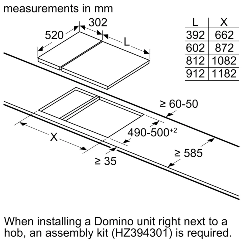 ER3A6AB70 iQ700 Gazlı Domino Ocak 30 cm Seramik, Siyah
