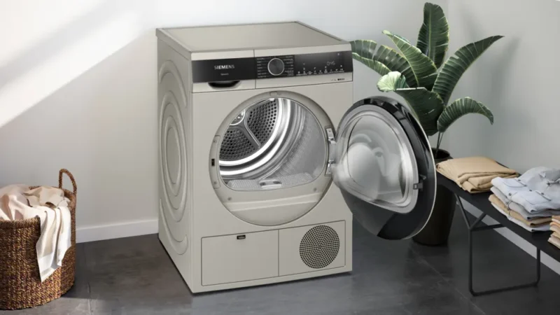 WQ41G20TTR iQ300 Isı Pompalı Kurutma Makinesi 9 kg Gümüş