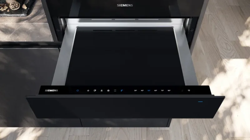 BI710C1B1 iQ700 Sıcak Tutma Çekmecesi 60 x 14 cm Siyah