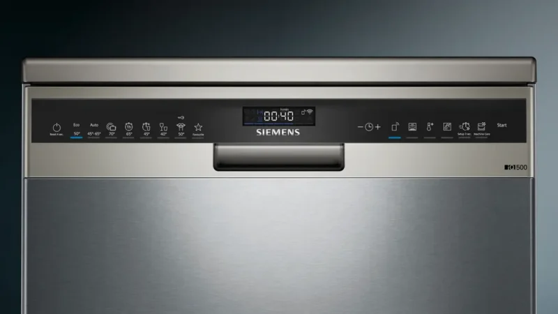 SN25EI82AT iQ500 Solo Bulaşık Makinesi 60 cm Paslanmaz çelik parmak izi tutmaz