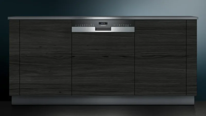 SN55ES82KT iQ500 Yarı Ankastre Bulaşık Makinesi 60 cm Paslanmaz çelik