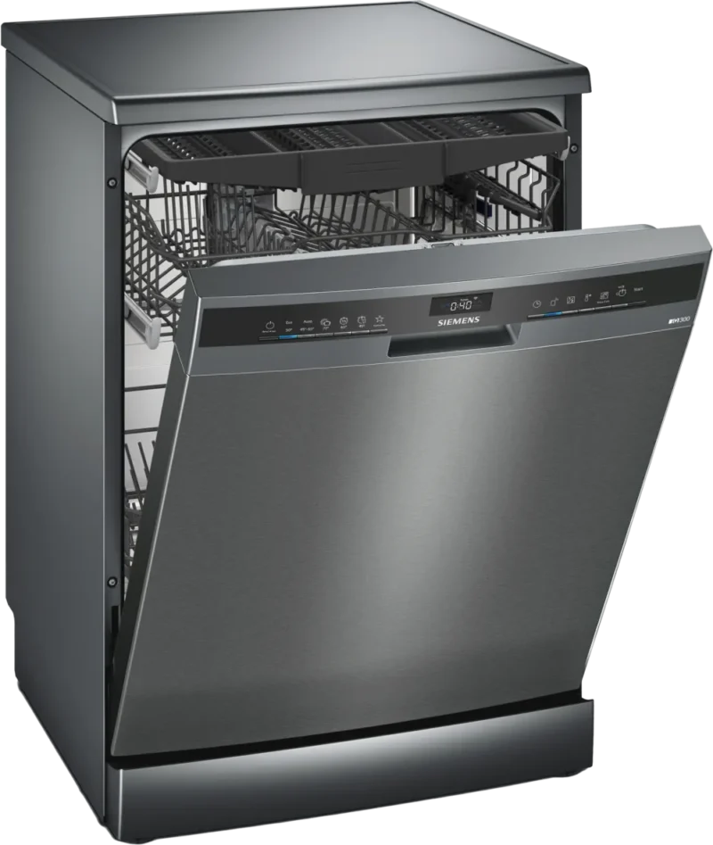 SN23IC62MT iQ300 Solo Bulaşık Makinesi 60 cm Brushed black steel anti-fingerprint