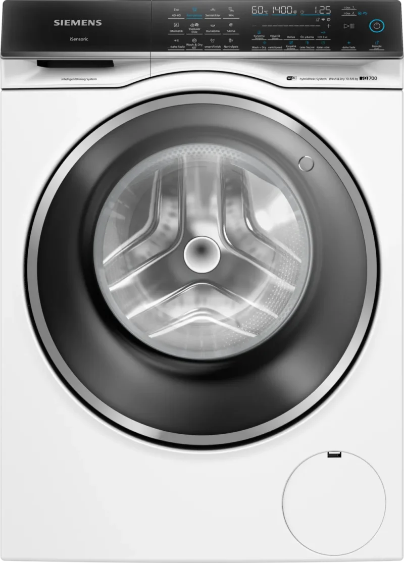 WN54C2A0TR iQ700 Kurutmalı Çamaşır Makinesi 10.5/6 kg 1400 dev./dak., Beyaz