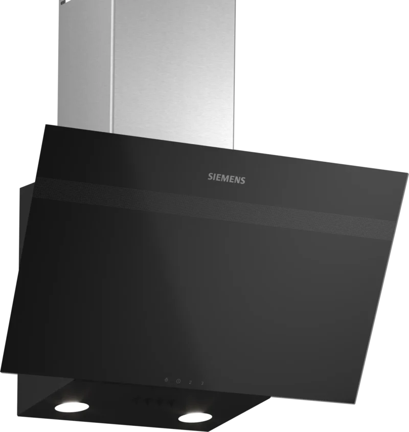 LC63KPJ61T iQ100 Duvar Tipi Davlumbaz Siyah Cam, Siyah