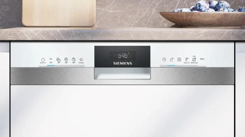 SN53IW50KT iQ300 Yarı Ankastre Bulaşık Makinesi 60 cm Beyaz