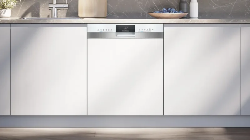 SN53IW50KT iQ300 Yarı Ankastre Bulaşık Makinesi 60 cm Beyaz