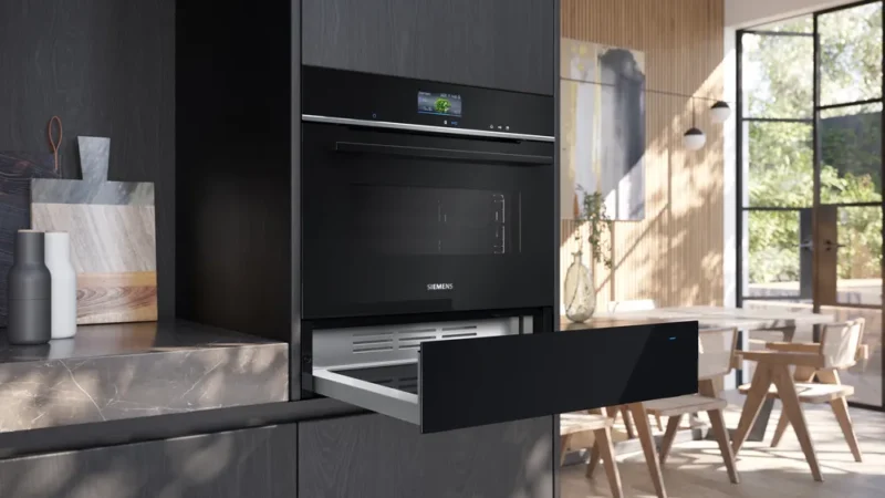 BI710C1B1 iQ700 Sıcak Tutma Çekmecesi 60 x 14 cm Siyah