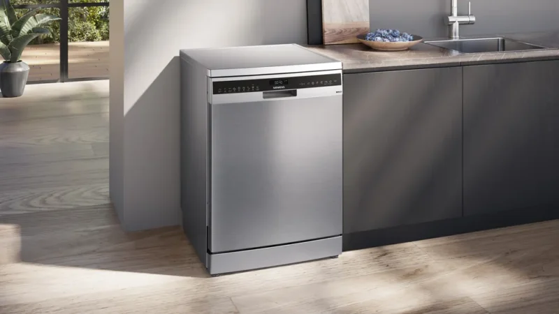 SN25EI82AT iQ500 Solo Bulaşık Makinesi 60 cm Paslanmaz çelik parmak izi tutmaz