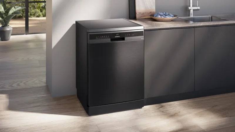 SN23IC62MT iQ300 Solo Bulaşık Makinesi 60 cm Brushed black steel anti-fingerprint