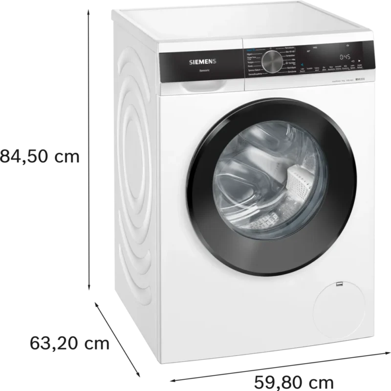 WG44A2Z1TR iQ300 Çamaşır Makinesi 9 kg 1400 dev./dak., Beyaz