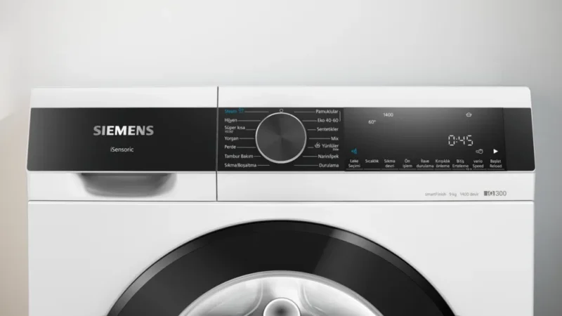 WG44A2Z1TR iQ300 Çamaşır Makinesi 9 kg 1400 dev./dak., Beyaz