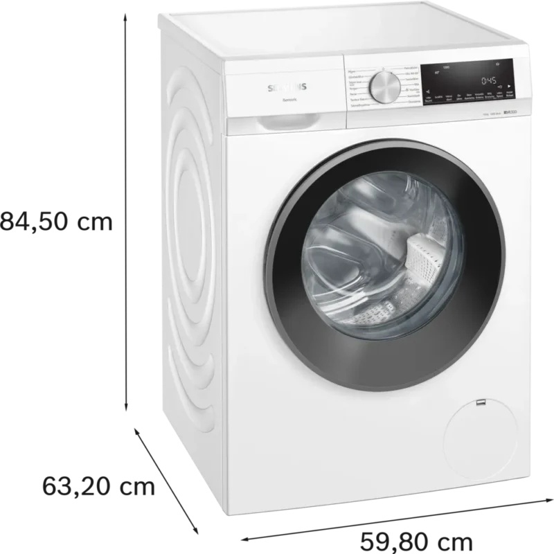 WG52A202TR iQ300 Çamaşır Makinesi 10 kg 1200 dev./dak., Beyaz