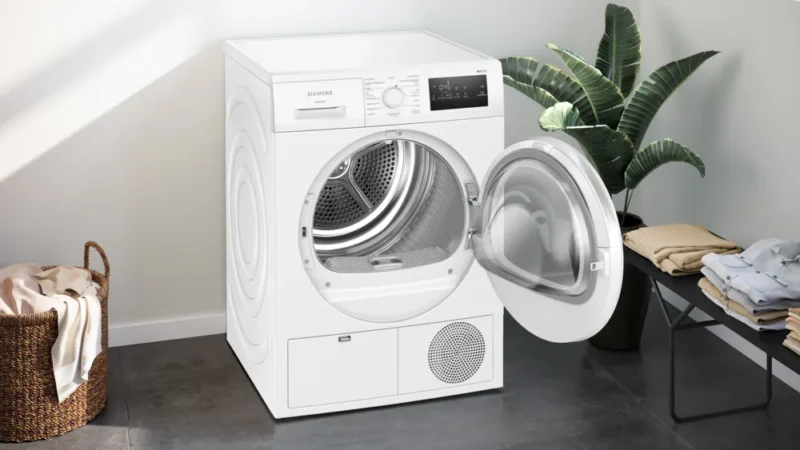 WT00H201TR iQ300 Isı Pompalı Kurutma Makinesi 8 kg Beyaz