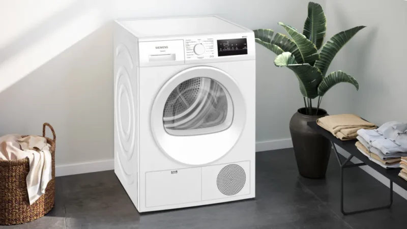 WT00H201TR iQ300 Isı Pompalı Kurutma Makinesi 8 kg Beyaz