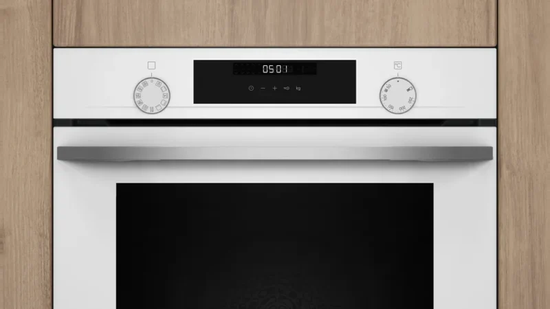 HU717ABV0T iQ300 Buhar Destekli Ankastre Fırın 60 x 60 cm Beyaz