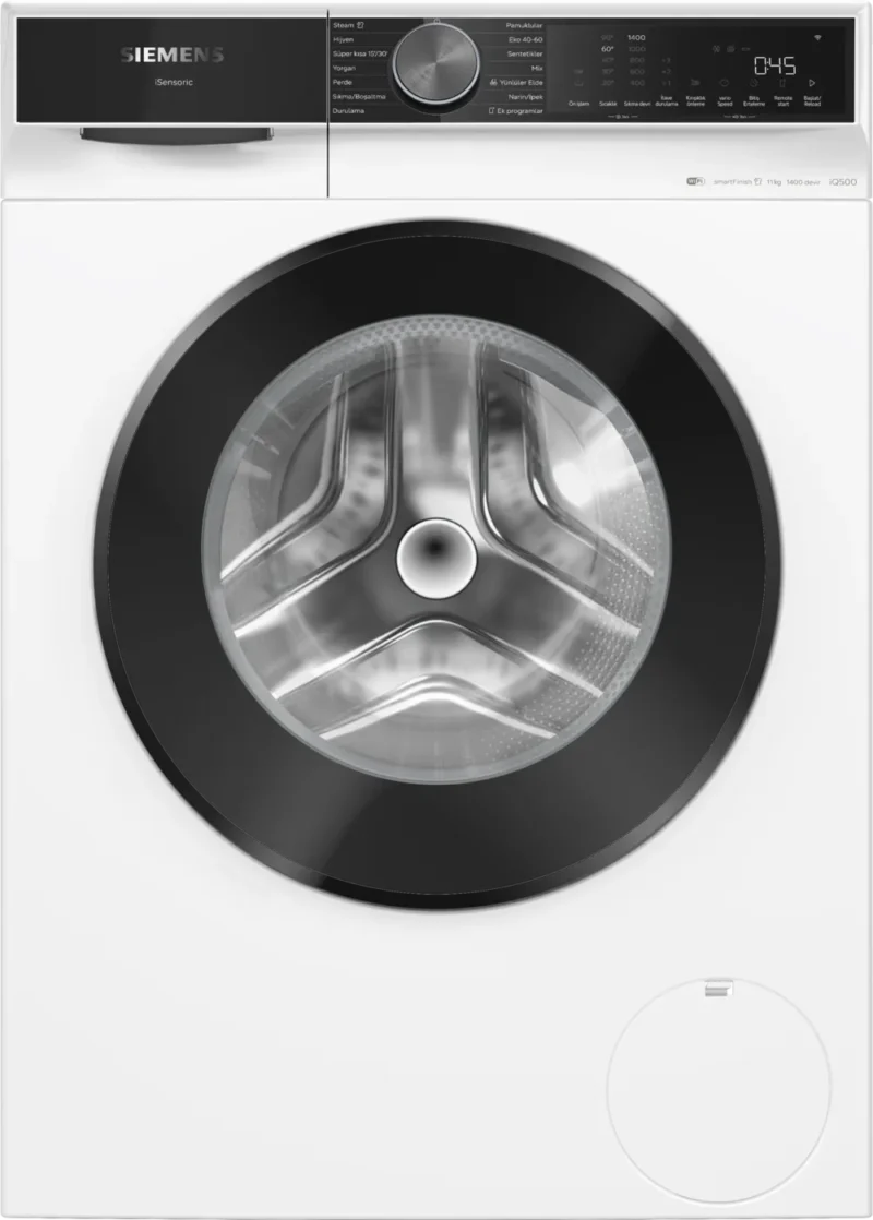 WG64K2Z0TR iQ500 Çamaşır Makinesi 11 kg 1400 dev./dak., Beyaz
