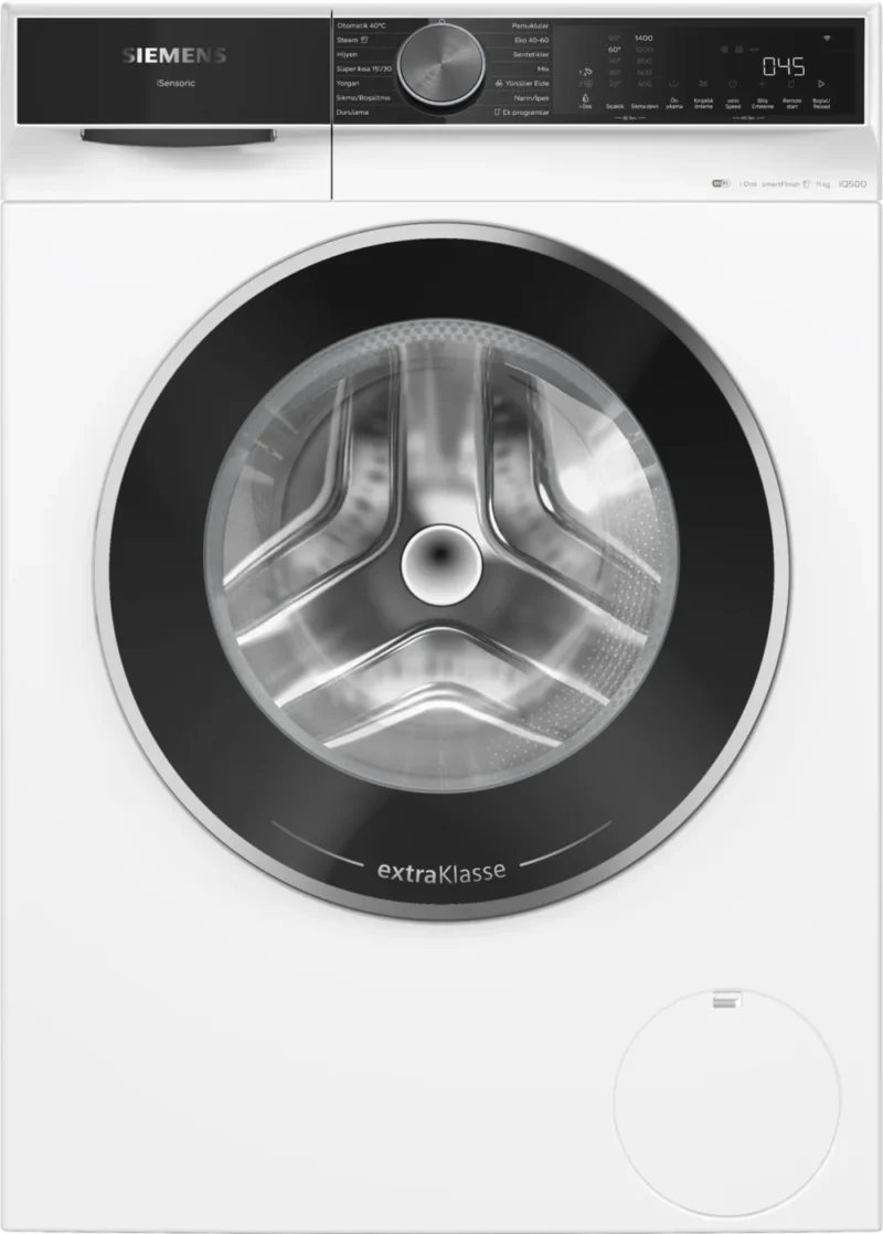 WG64K2F0TR iQ500 Çamaşır Makinesi 11 kg 1400 dev./dak., Beyaz