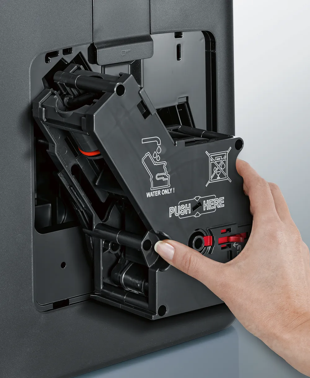 TE657319RW Tam Otomatik Kahve Makinesi EQ6 plus s700 Koyu inoks siyah, Su Tankı