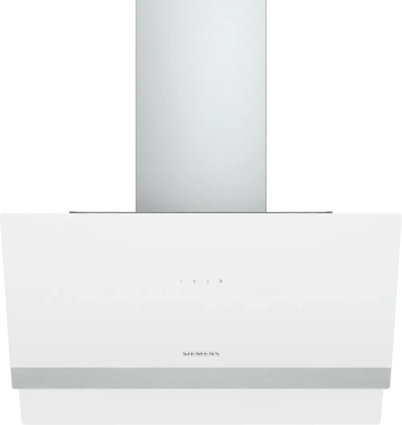 LC65KAJ20T iQ300 Duvar Tipi Davlumbaz 60 cm Beyaz Cam Yüzey, Beyaz