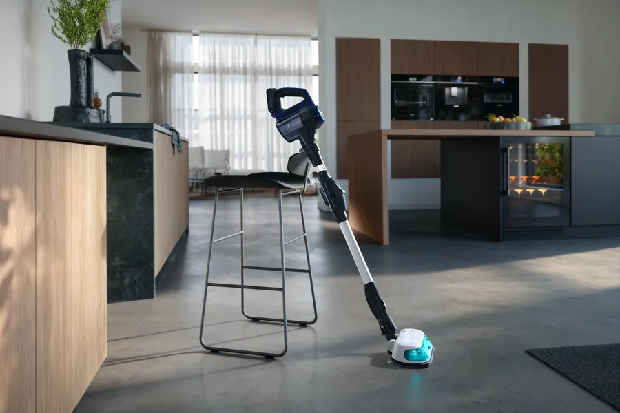 Şarjlı Süpürge Islak-Kuru iQ500 Mavi VSM120HYG