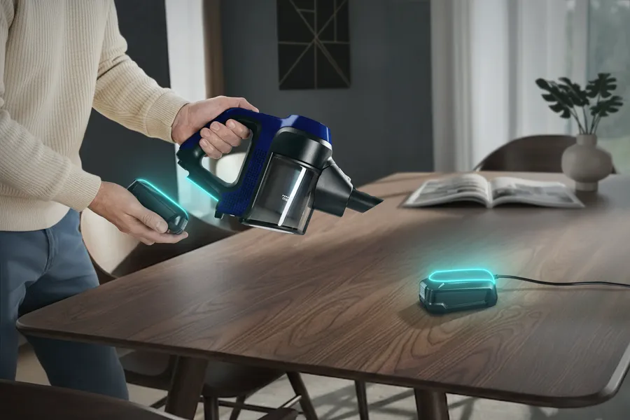 Şarjlı Süpürge Islak-Kuru iQ500 Mavi VSM120HYG