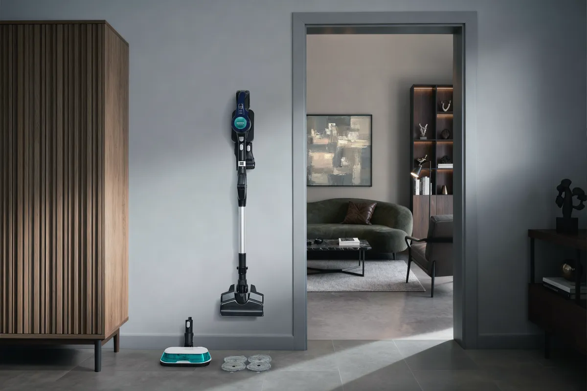 Şarjlı Süpürge Islak-Kuru iQ500 Mavi VSM120HYG