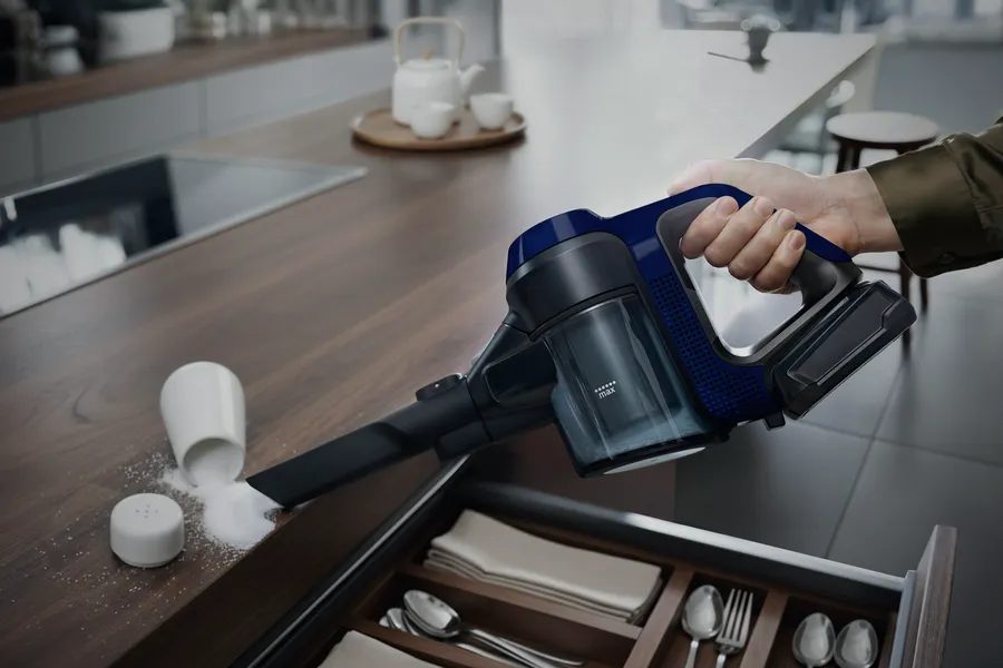 Şarjlı Süpürge Islak-Kuru iQ500 Mavi VSM120HYG