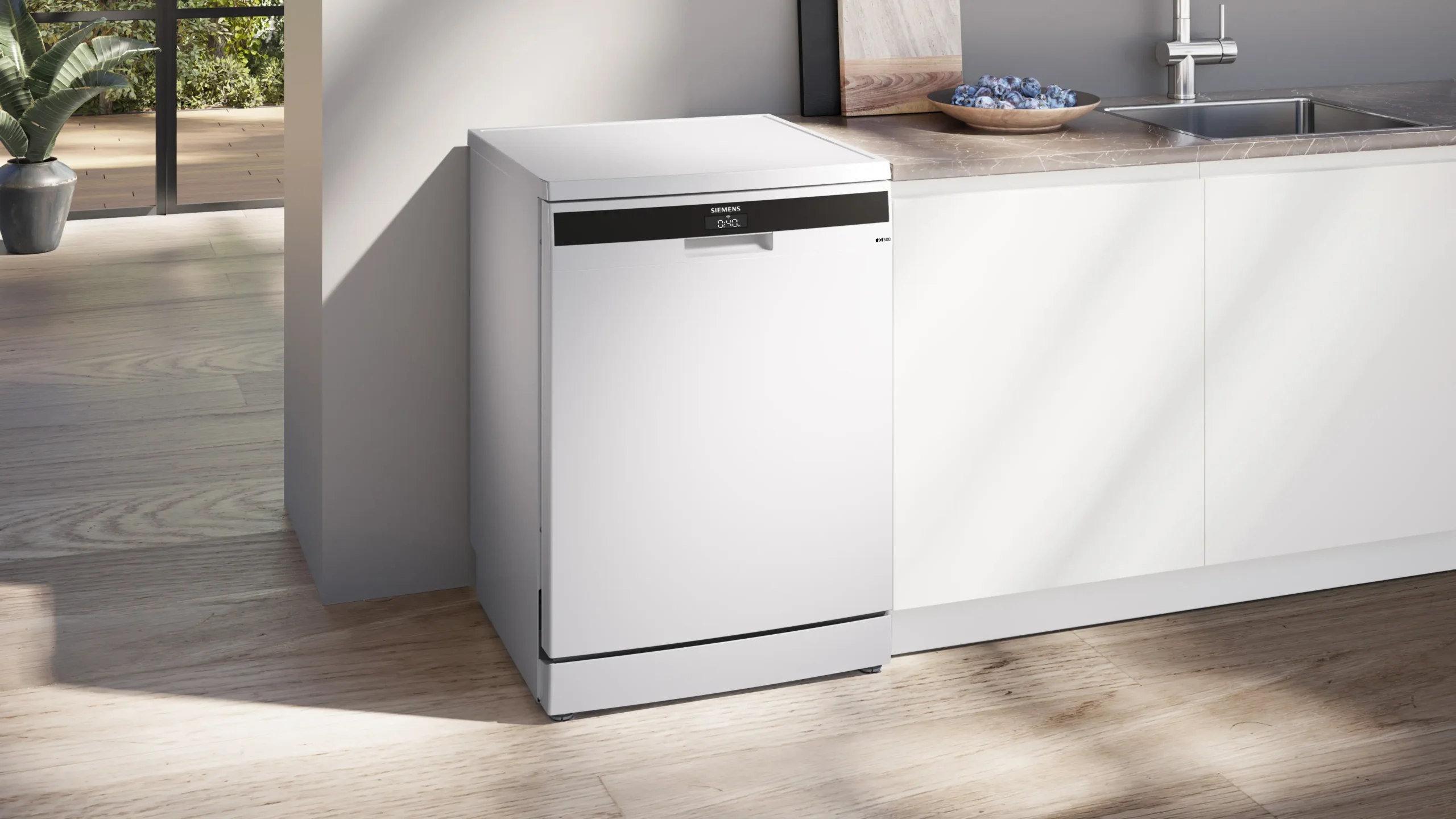 SN25EW63KT iQ500 Solo Bulaşık Makinesi 60 cm Beyaz